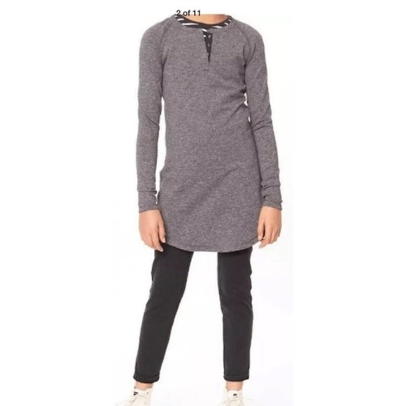 Ivivva‎ by Lululemon Set To Go Reversible Activewear Dress Tunic Size 6 - Picture 1 of 7